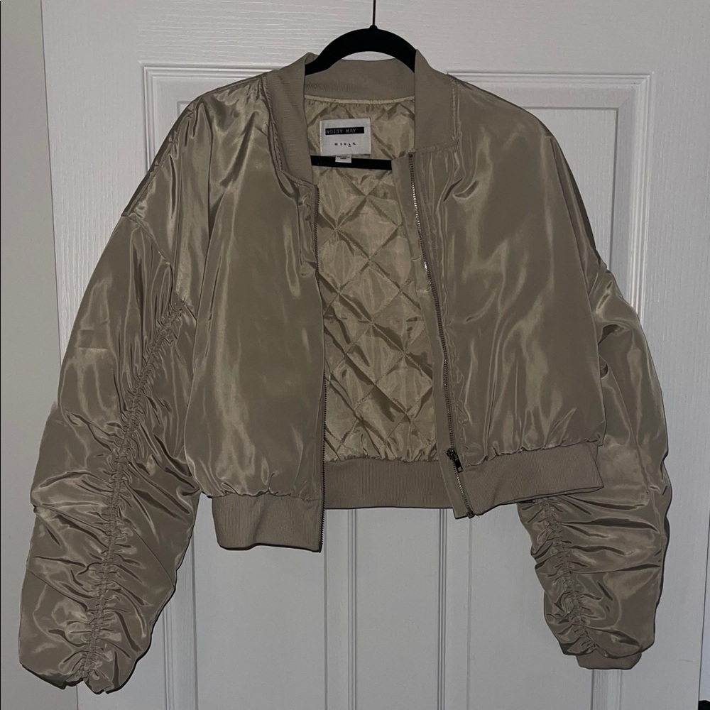 Nordstrom Olive Bomber Jacket